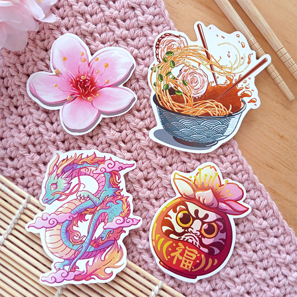 Lot stickers - Japon