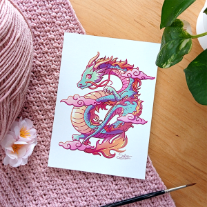 Mini Dragon – Illustration Impression