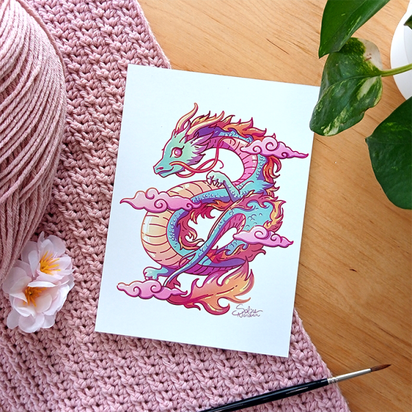 Mini Dragon – Illustration Impression
